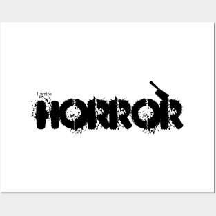 I write Horror Posters and Art